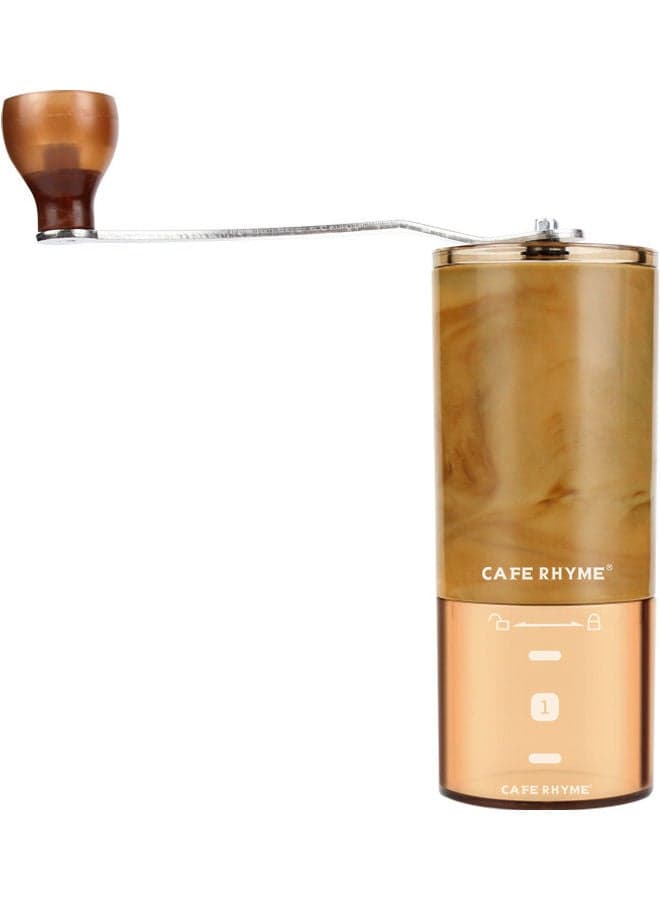 Portable Coffee Grinder Brown 17cm
