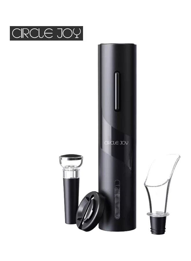 4-In-1 Automatic Electric Wine Opener Black 24.2 x 5.5 x 9cm