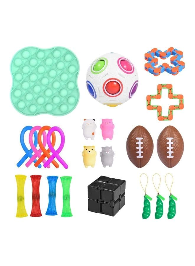 22-Pack Fidget Sensory Toy Set Stress Relief Toys 10cm