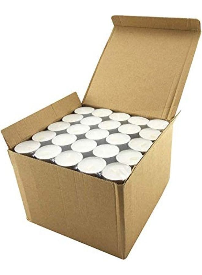 100-Piece Tealight Candle White