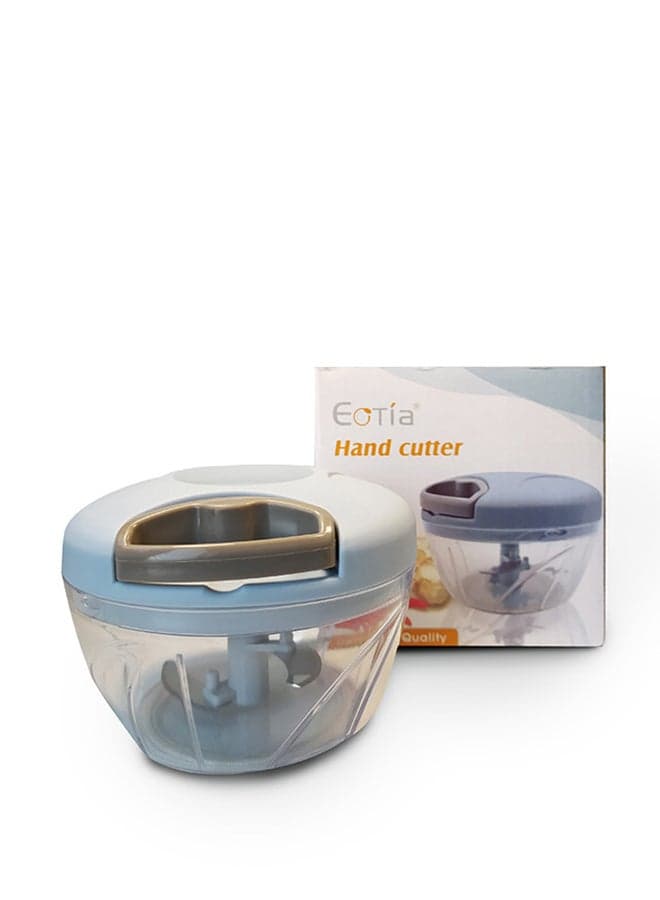 Vegetable Hand Cutter Chopper Grey 13 x 10 x 13cm