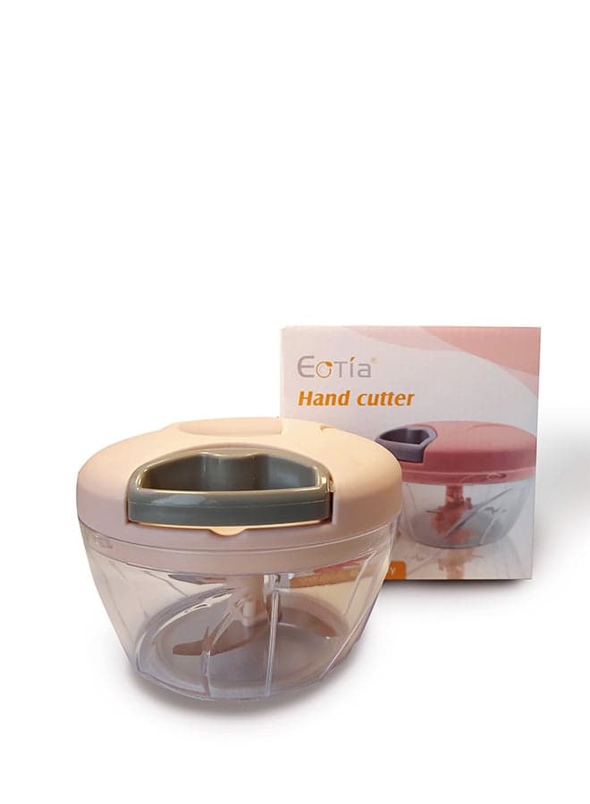 Vegetable Hand Cutter Chopper Brown