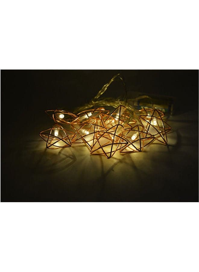 Ramadan Decoration - Stars Shape LED Strap Warm