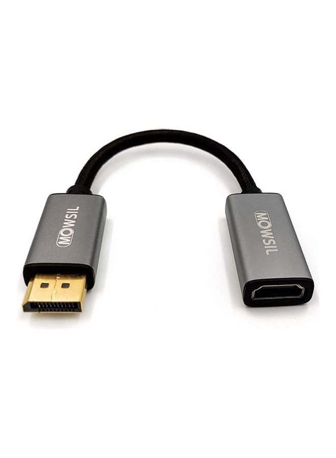 DP To HDMI Converter Adapter Black