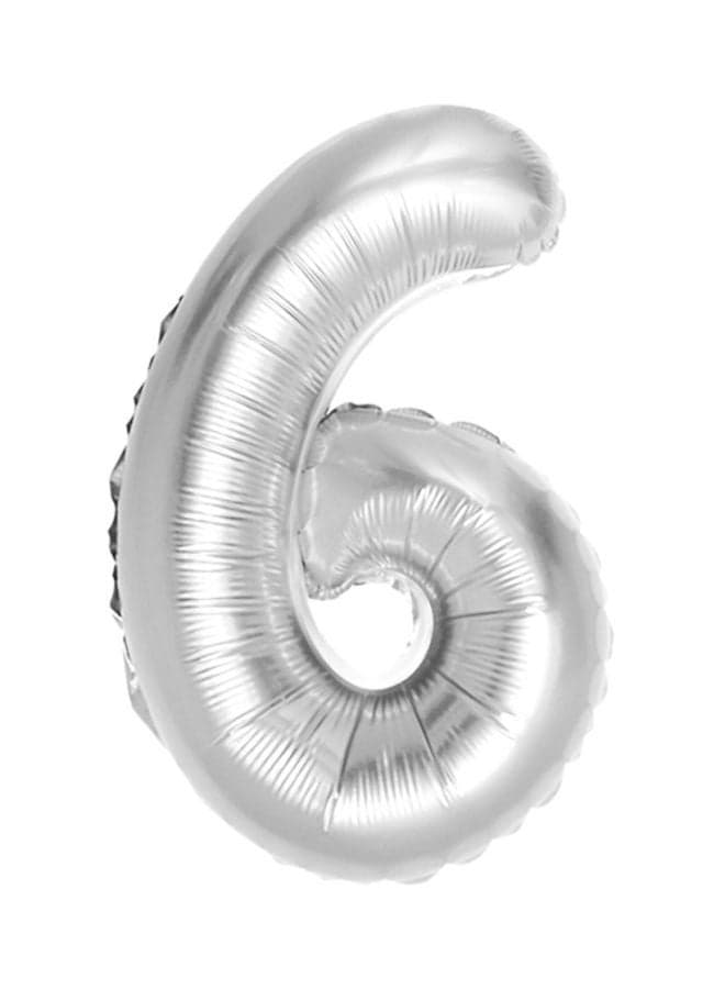 Number 6 Foil Balloon 40 Inch 40inch