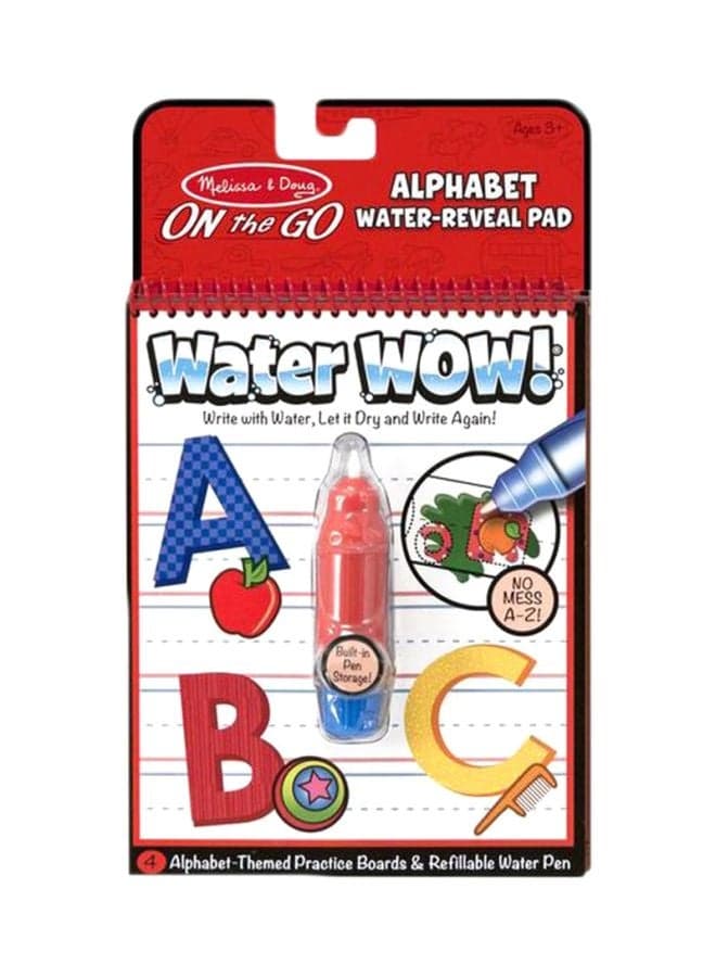 On The Go Water Wow! Alphabet Learning Pad With Water Pen 5389 25.4x17.78x2.54cm