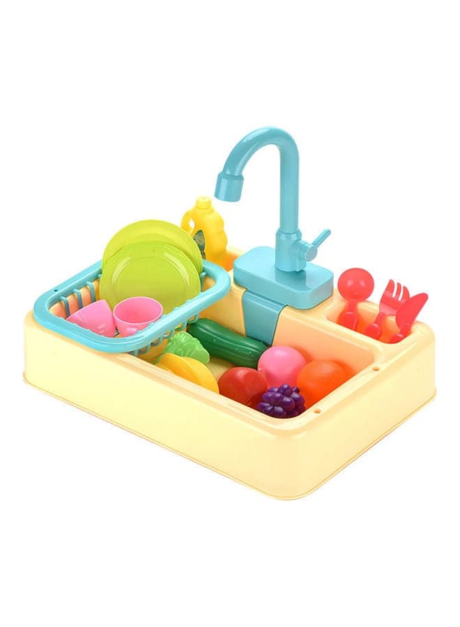 Kitchen Diswasher Playset With Automatic Water Cycle System 34.5x8.5x25cm