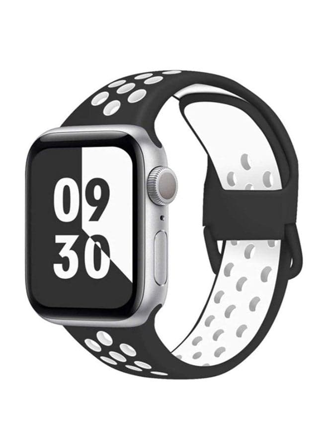 Replacement Band For Apple Watch 38/40mm Black/White