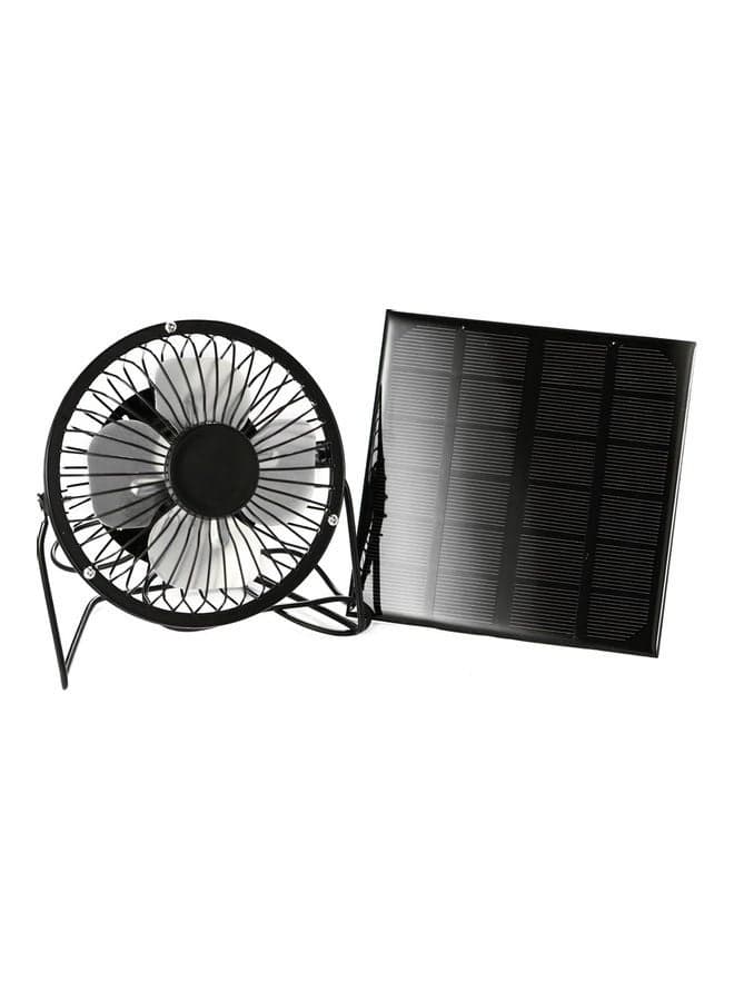USB Mini Cooling Ventilation Portable Mobile Phone Powered Solar Panel Fan 34*7.5*17cm
