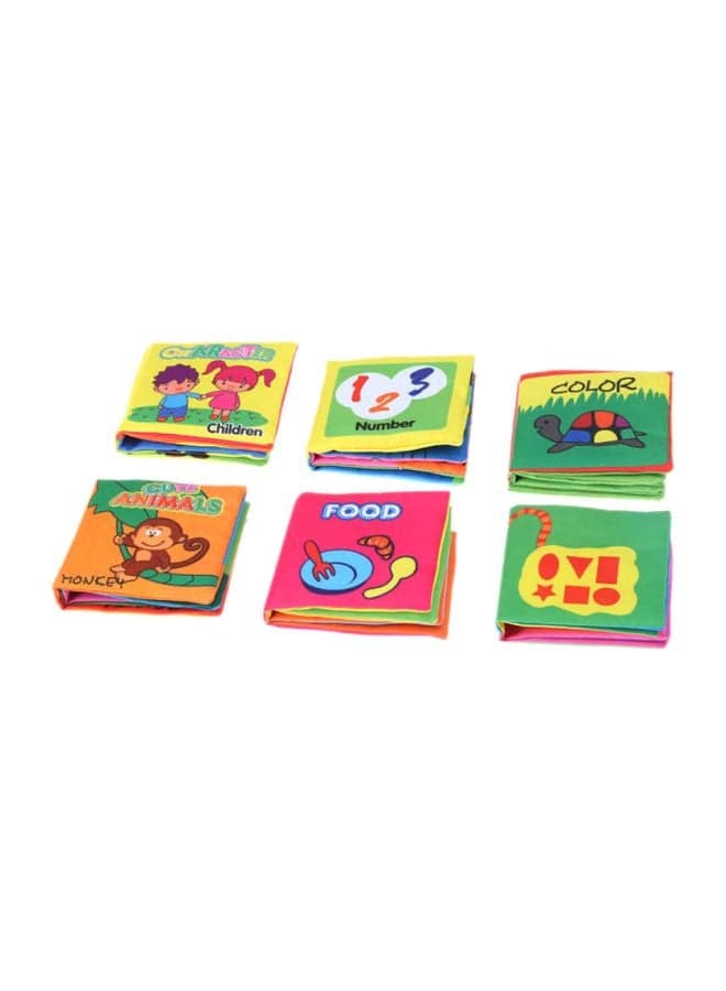 6-Piece Washable Soft Cloth Book