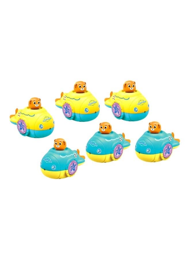 6-Piece Wind Up Bath Toys Set 33.2x9.4x27.7cm
