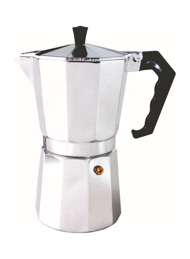 Stove Top Coffee Maker Silver 13.8x9.4x7.8cm