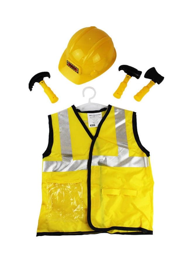 Construction Worker Costume Role Play Set