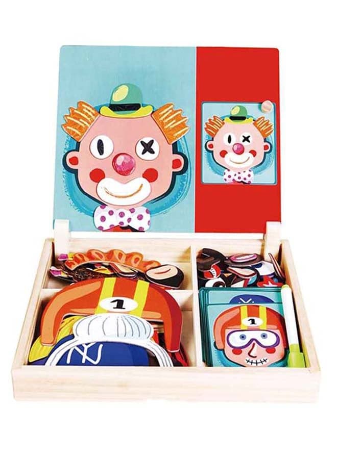 Magnetic Board Educational Wooden Floor Puzzle