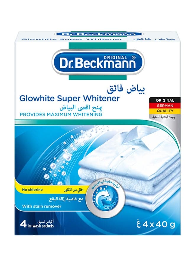 Glowhite Super Whitener, 4-Piece 40grams