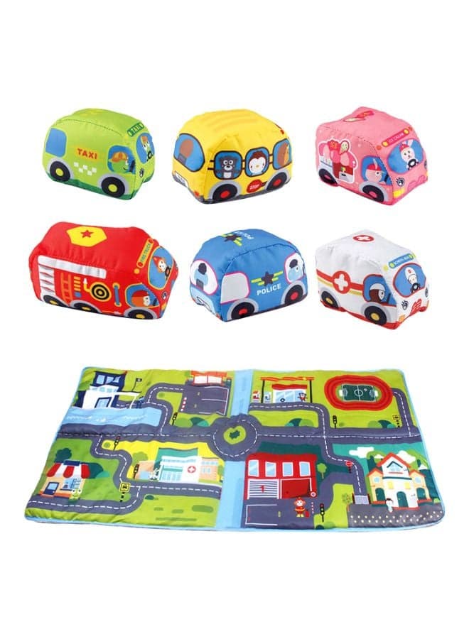 7-Piece Cloth Car And Mat Set