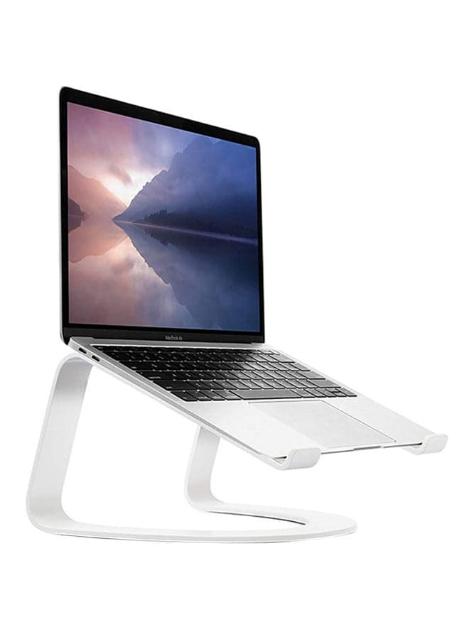Curve Desktop Stand White
