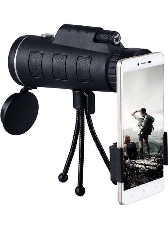 High Power 40X60 HD Monocular Shimmer lll Outdoor Hiking Portable Telescope Black