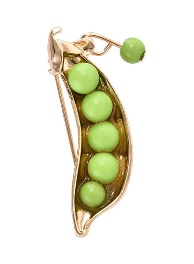 Bean Pea Collar Lapel Brooch Pin