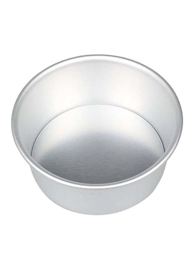 Round Removable Bottom Cheesecake Pan Silver 15cm