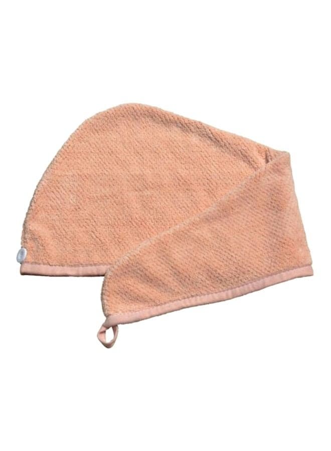 Hair Drying Microfiber Bath Towel Brown