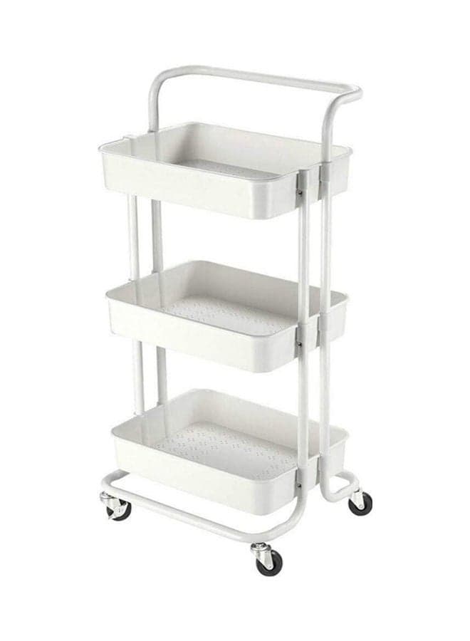 3 Tier Storage Organizer White 34.4inch