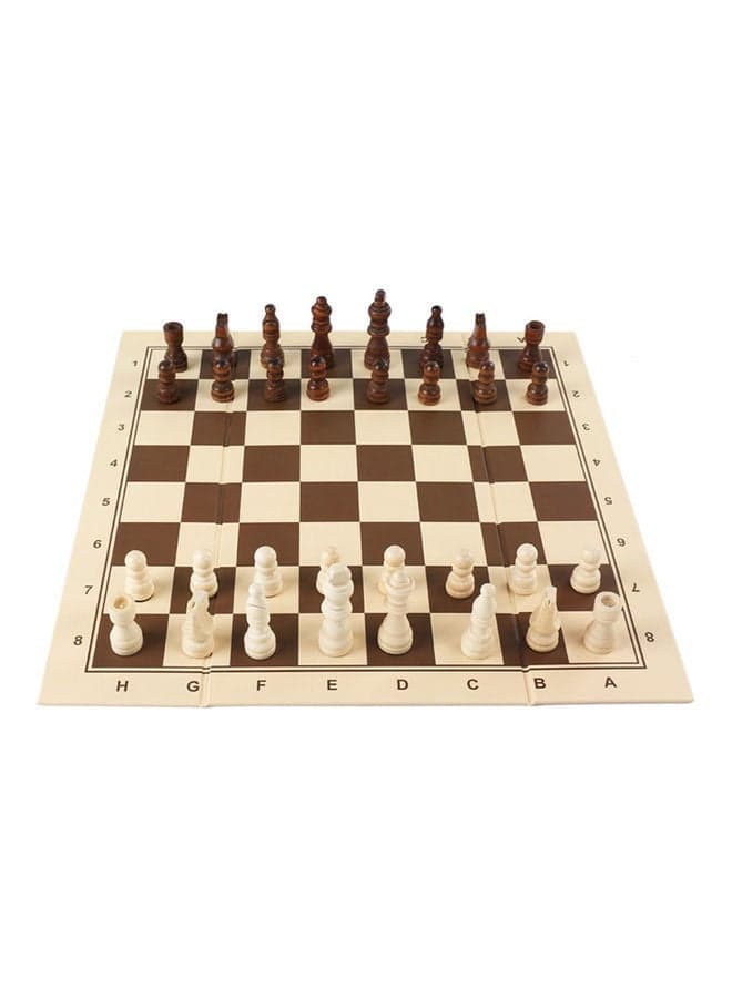 Wooden Chess Five In A Row Go Two In One