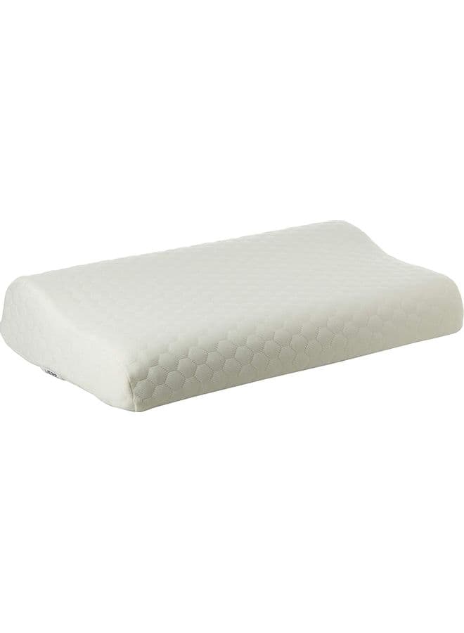 Memory Foam Pillow Contour Combination White 50 X 30 X 10cm