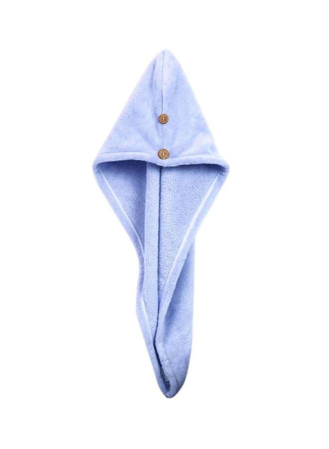 Quick-Drying Salon Hair Towel Blue 24x64cm
