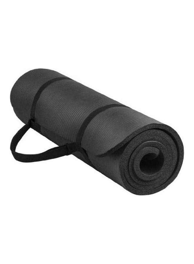 Go Yoga All Purpose Anti-Tear Exercise Yoga Mat with Carrying Strap 61.5 x 10 x 10cm