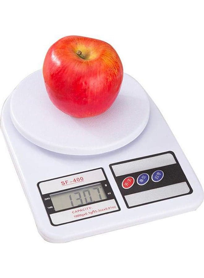 Kitchen Scale Diet Balance Food Scale High Precision White 10kg
