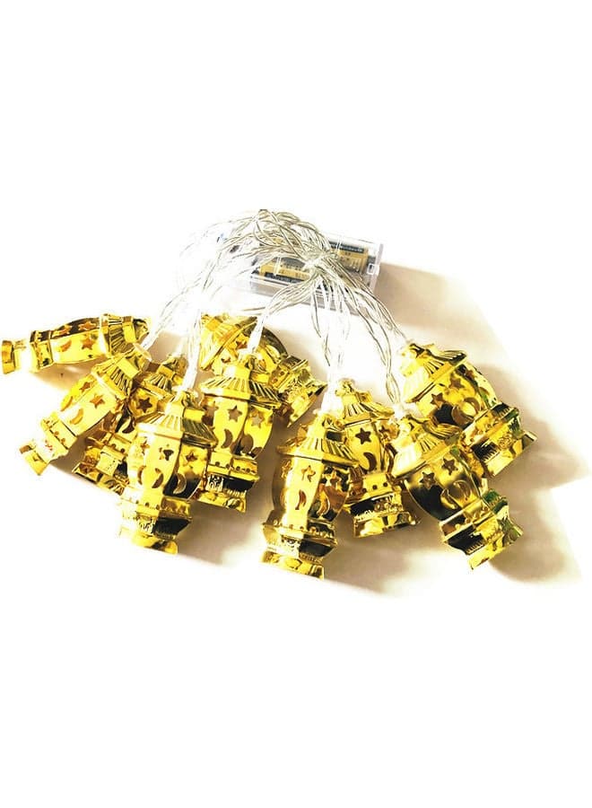 Eid Lights Decorated with Iron LED Yellow