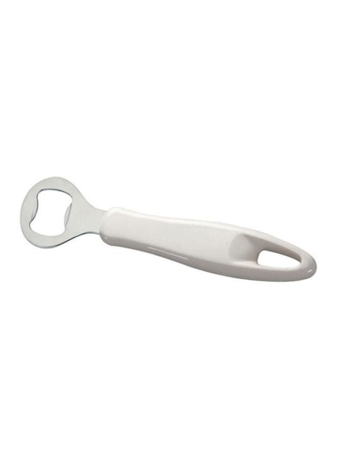 Metal Cap Opener White 19.3x5.5x2.7cm