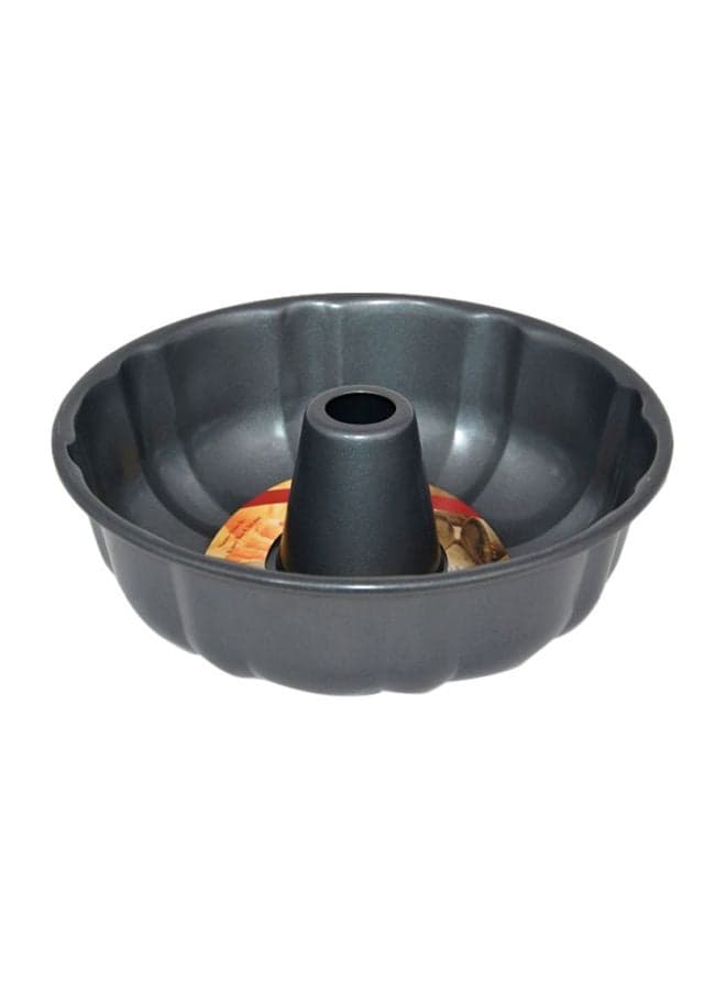 Fluted Tube Cake Pan 25Cm Black