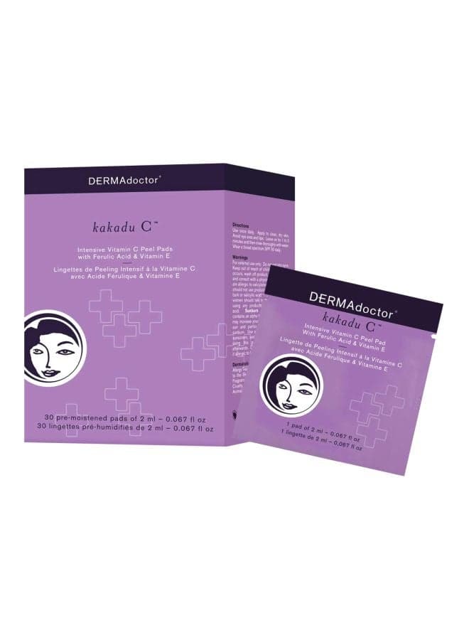 30-Piece Kakadu C Intensive Peel Pad Set 30x2ml