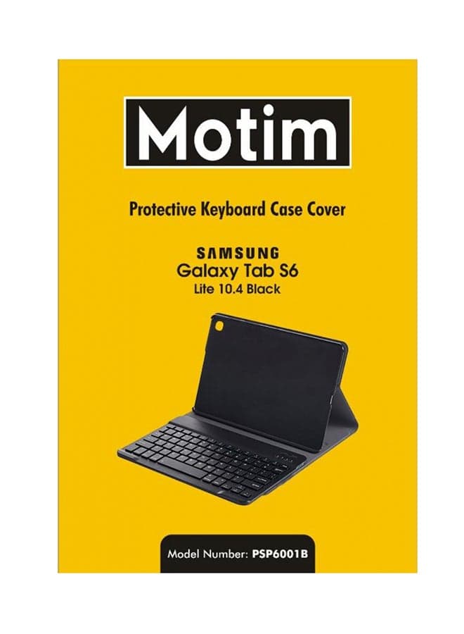 Protective Keyboard Case Cover For Samsung Galaxy Tab S6 Lite 10.4 Black