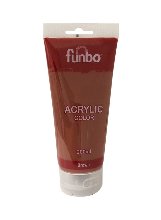 Acrylic Tube 200ml 82 Brown