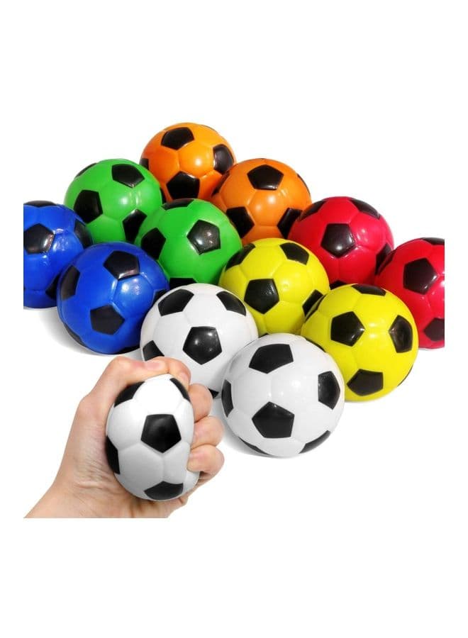 12-Piece Squeezable Soccer Balls