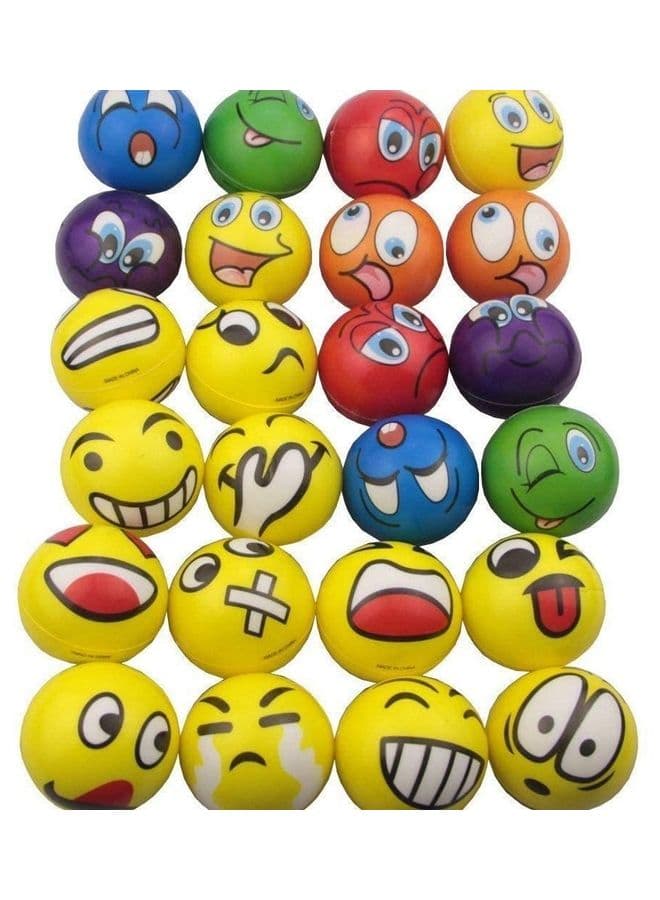 24-Piece PU Stress Balls