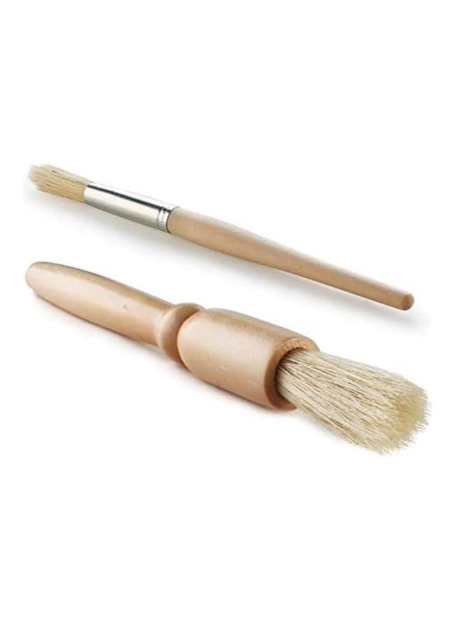 Pack Of 2 Grinder Cleaning Brushes Beige