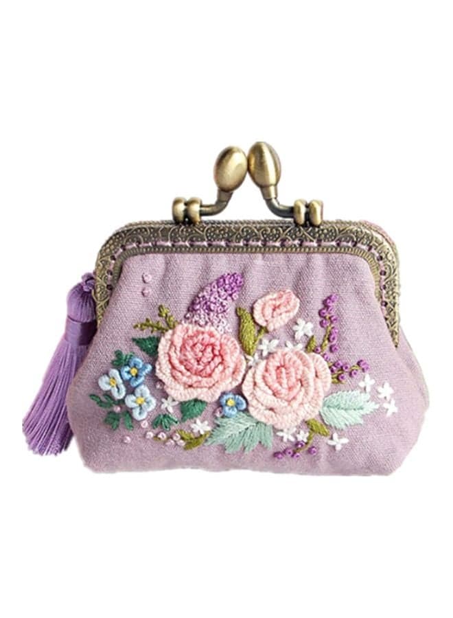 Embroidery Diy Handmade Material Purple/Pink/Green