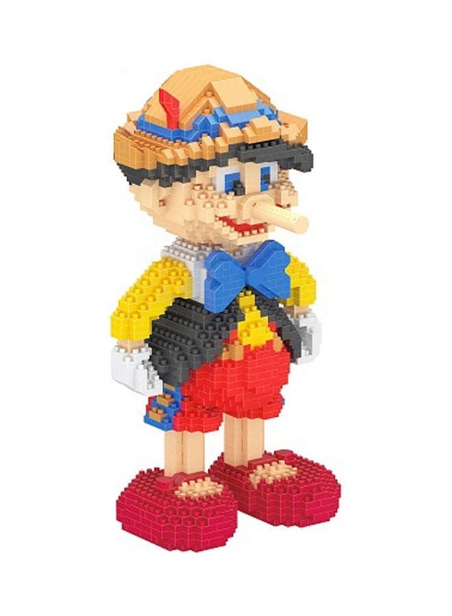 1430-Piece Pinocchio Micro Block Construction Series 9.6 X 11 X 19.8cm