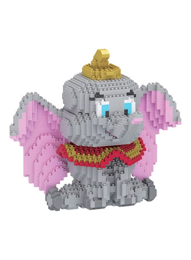 1500-Piece Dumbo Micro Brick Construction Series 18.4 X 13.6 X 15cm