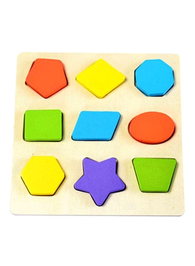 3D Geometric Jigsaw Puzzle 17.8x1.2x17.8cm