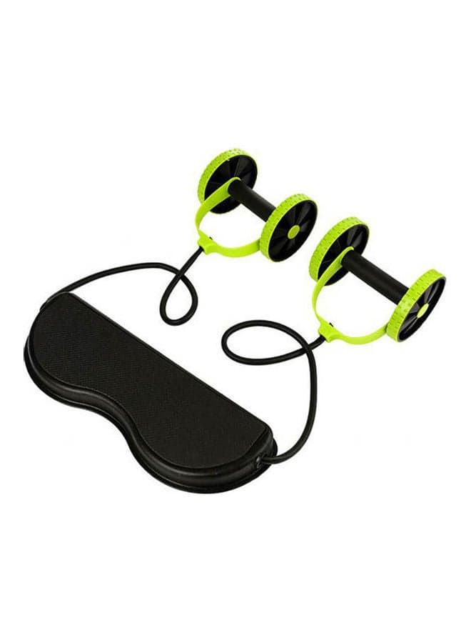 Yupfun Sport Core Double Ab Roller Exercise Equipment Ab Wheel Roller Supports