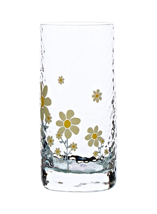 Household Full Bright Hammer Sunflower Glass Clear 6.2x13.7cm