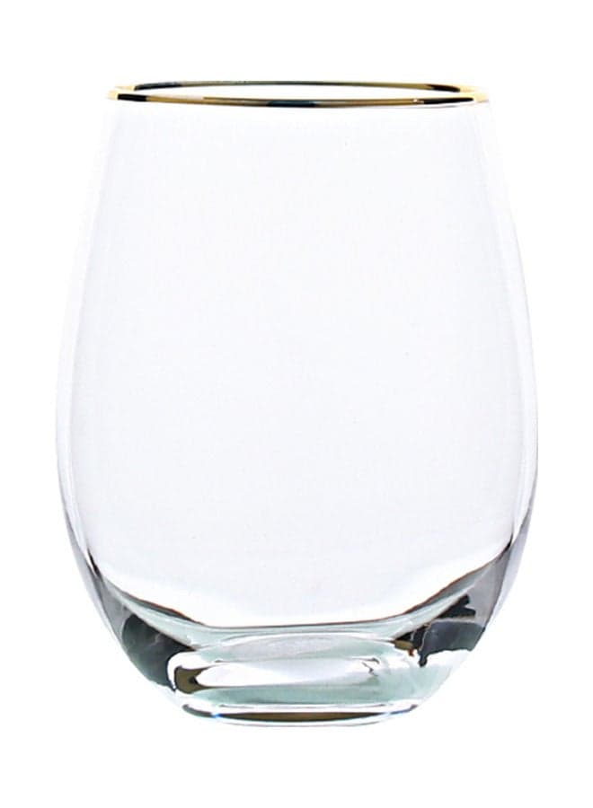 Phnom Penh Egg Glass Water Cup Clear 6.8x12.3cm
