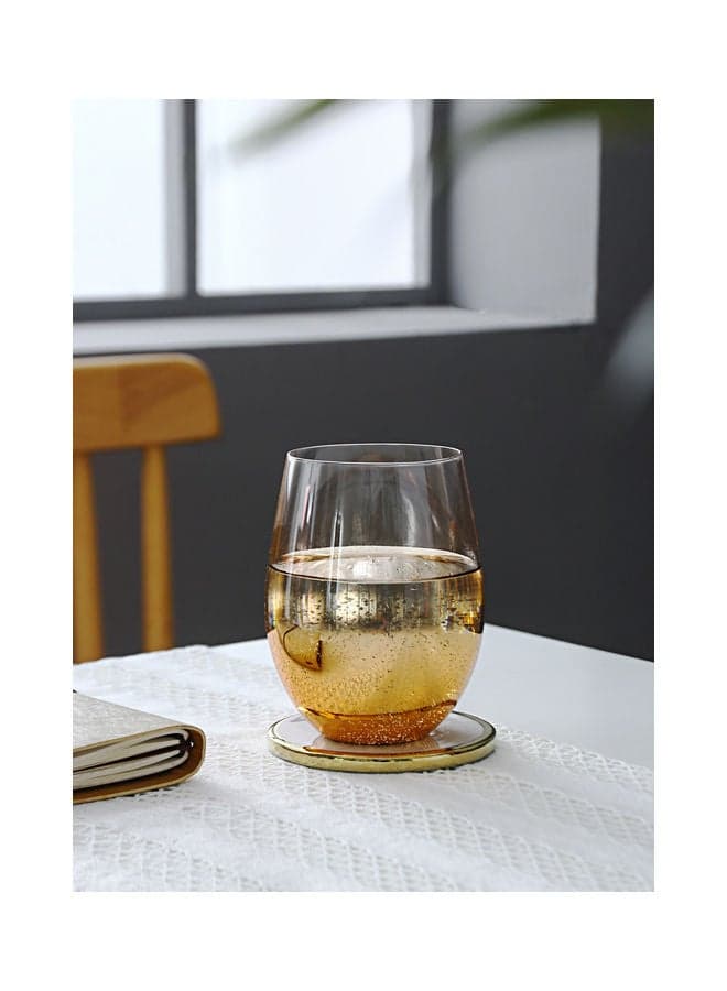 Electroplating Star Egg Cup Glass Gold 9.4x12cm