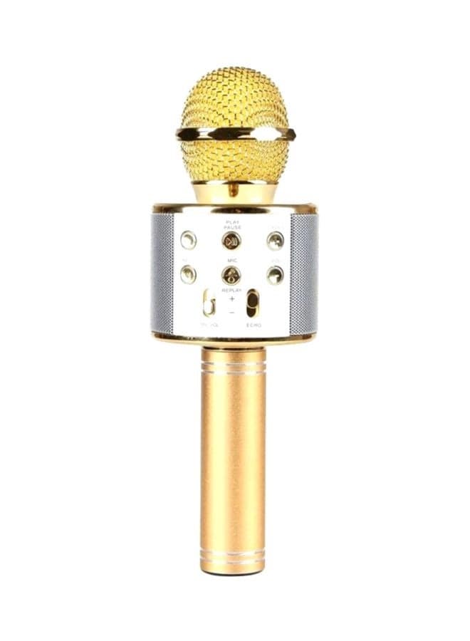 Wireless Bluetooth Karaoke Microphone WS-858 Yellow