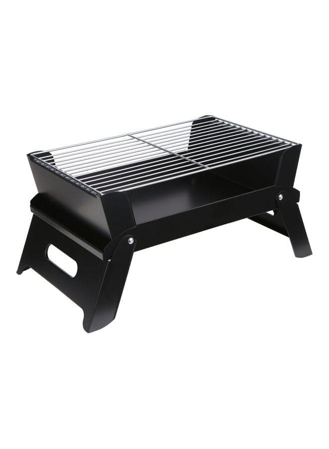 Folding Charcoal Grill Black